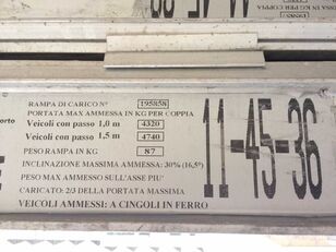 новая мобильная рампа COUPLE OF RAMPS  MM 110 X 4500 X 360