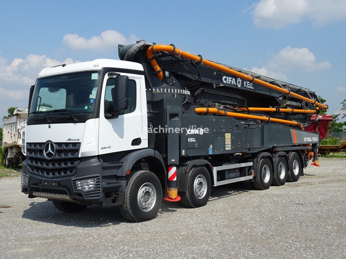 новый автобетононасос Cifa K61L  на шасси Mercedes-Benz AROCS 5642