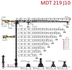 башенный кран POTAIN MDT 219 J10