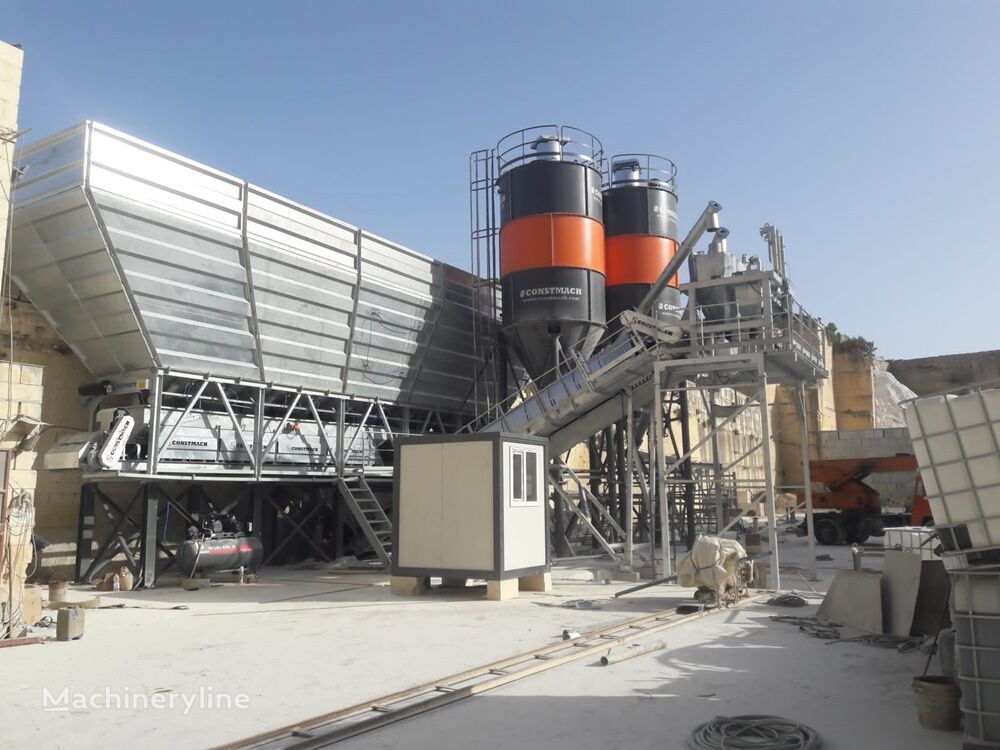 новый бетонный завод Constmach 100 m3/h Dry Type Concrete Batching Plant