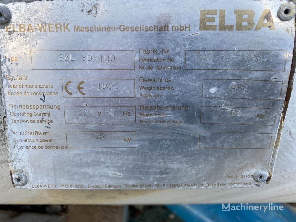 бетонный завод Elba BZL 80/100