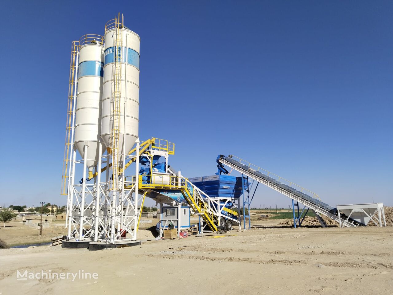 новый бетонный завод Promax Mobile Concrete Batching Plant M120-TWN (120m3/h)