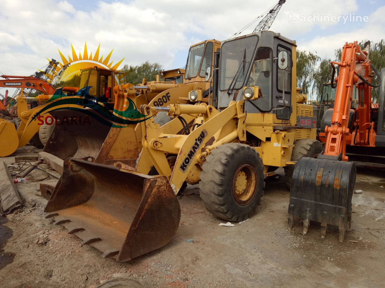 фронтальный погрузчик Komatsu WA100